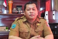 Plt. Kepala Dinas Perkebunan Fakfak Widhi Asmoro Jati, ST., MT saat ditemui wartawan sumsel.tagarutama.com